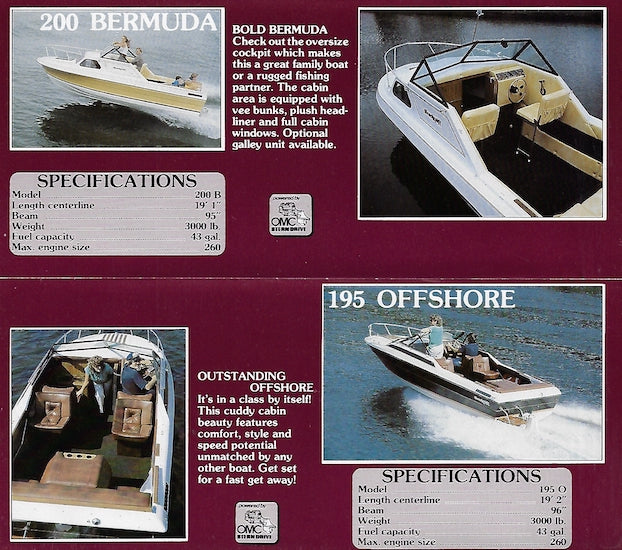 Beachcraft 1980s Fold Out Brochure