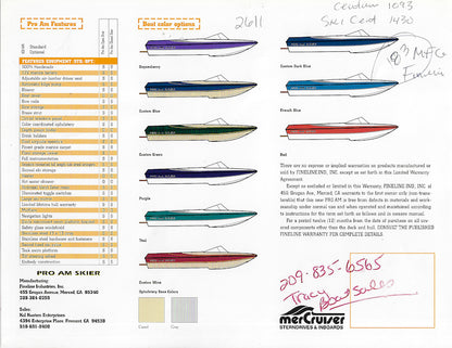 Fineline Pro Am Skier Brochure