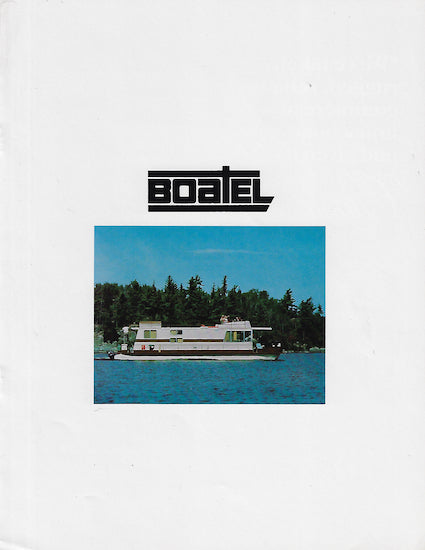 Boatel Houseboat Brochure