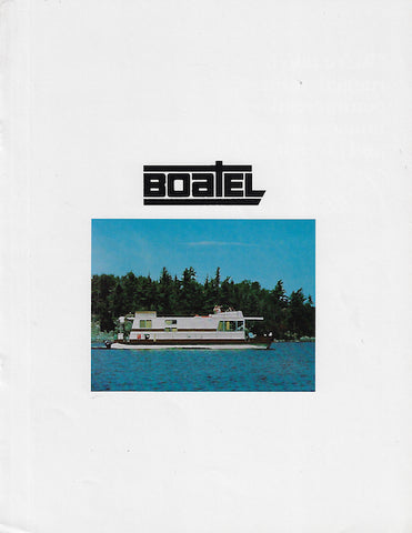 Boatel Houseboat Brochure