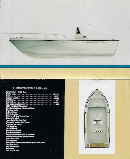 Beach Craft 1987 Brochure