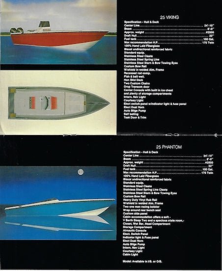 Beach Craft 1987 Brochure