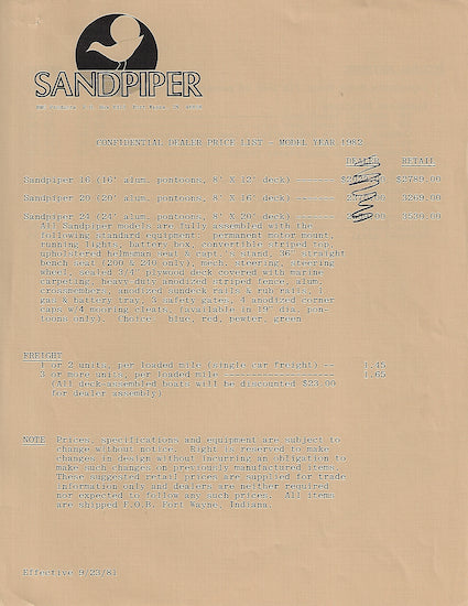 HMC Sandpiper Brochure