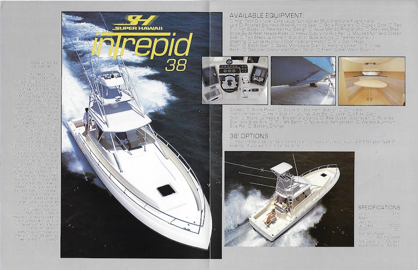 Super Hawaii Intrepid 38 Brochure