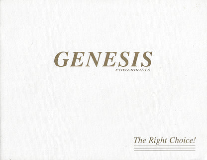 Geneis 1990s Brochure