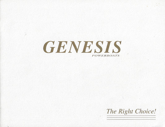 Geneis 1990s Brochure