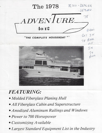 Adventure 40/12 Brochure