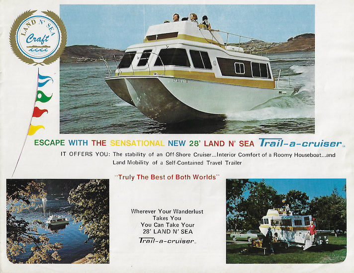 Land N’ Sea Craft Houseboat Cruiser Brochure SailInfo I