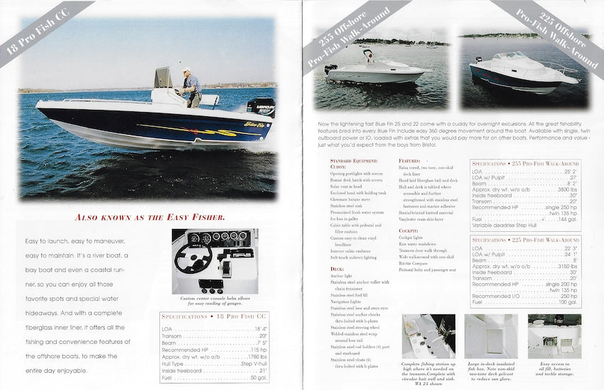 Blue Fin 1999 Brochure