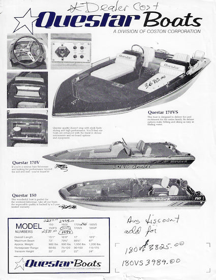 Questar Boat Brochure