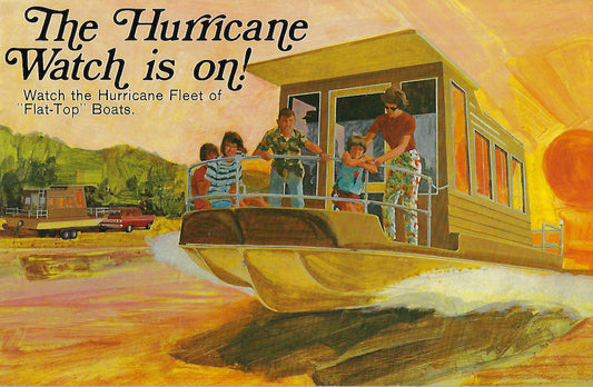 Hurricane 1970s Deck & House Boat Brochure