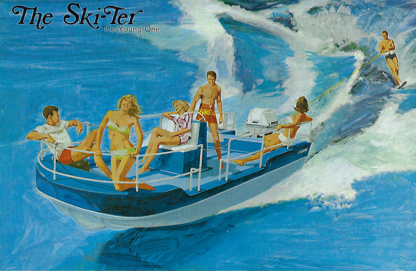 Hurricane 1970s Deck & House Boat Brochure