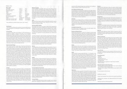 Hallberg-Rassy 43 Specification Brochure