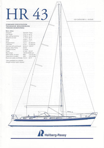 Hallberg-Rassy 43 Specification Brochure