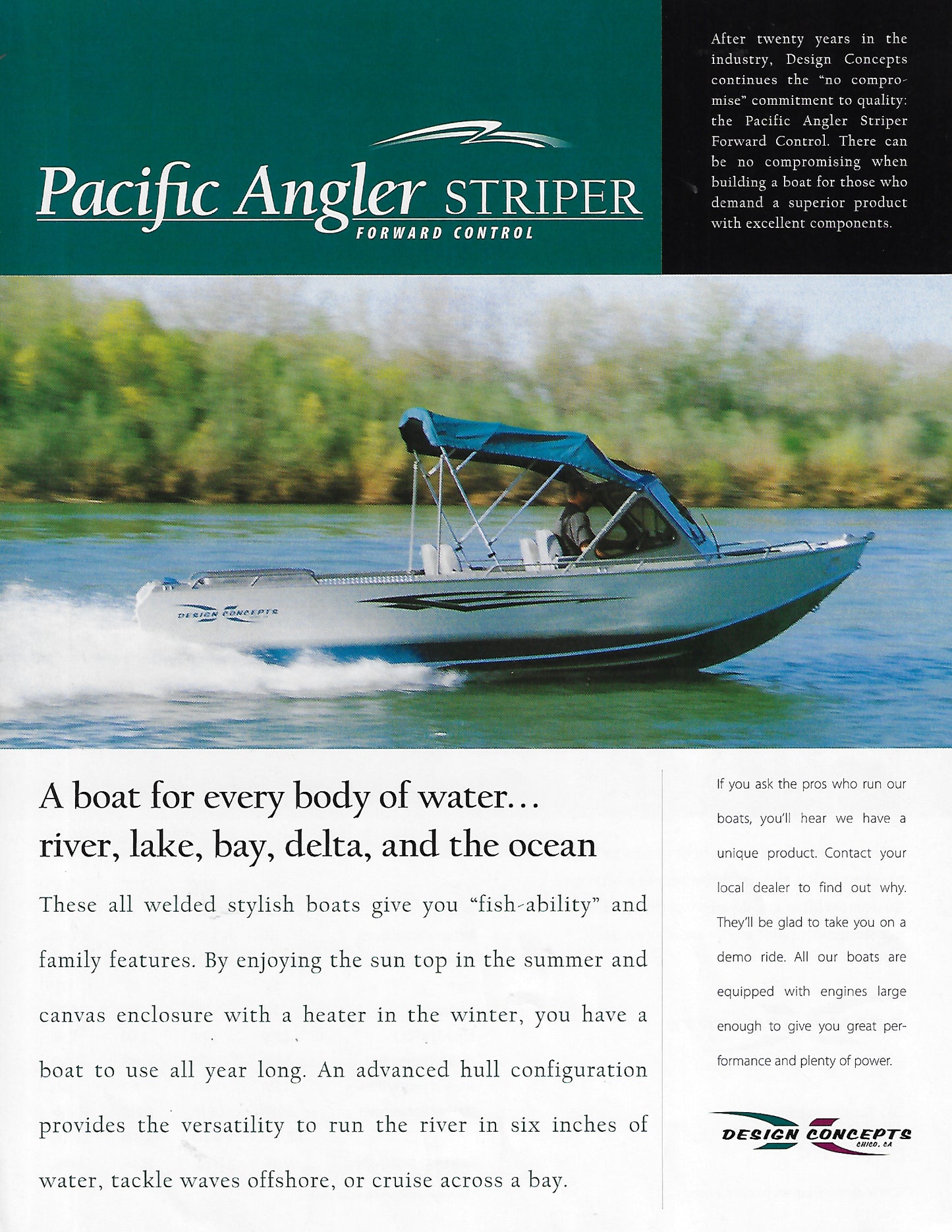 Pacific Angler Striper Forward Control Brochure