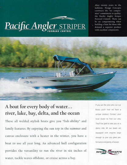 Pacific Angler Striper Forward Control Brochure