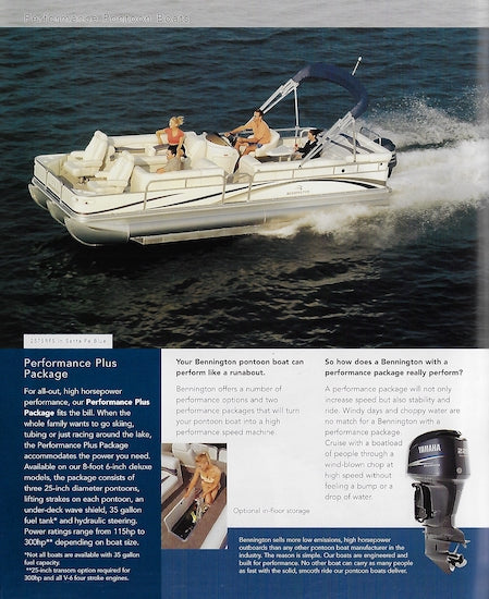 Bennington 2005 Pontoon Brochure