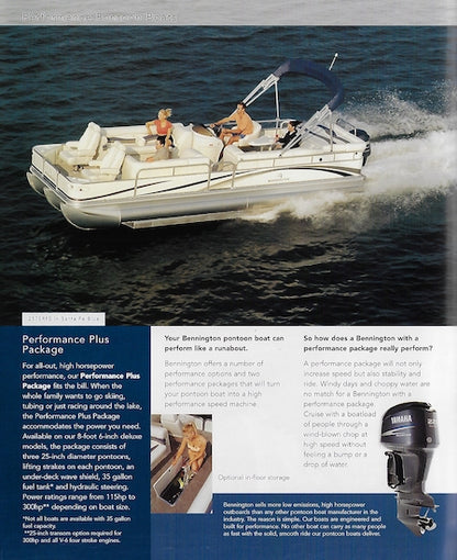 Bennington 2005 Pontoon Brochure