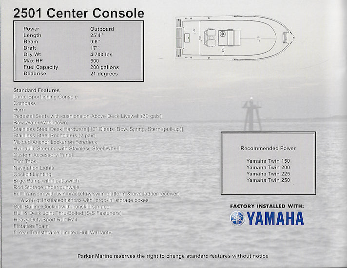 Parker 2005 Brochure