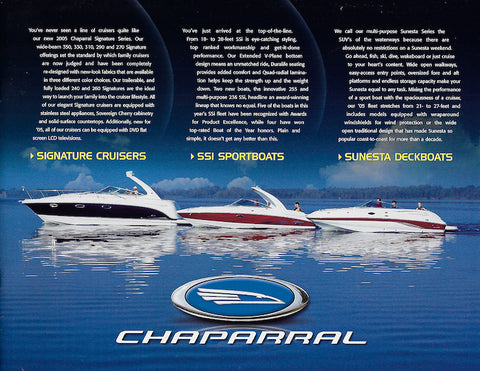 Chaparral 2005 Full Line Brochure