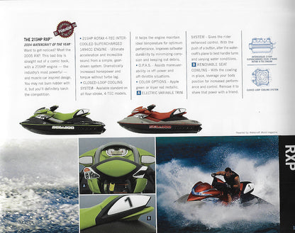 Sea Doo 2005 Watercraft Brochure