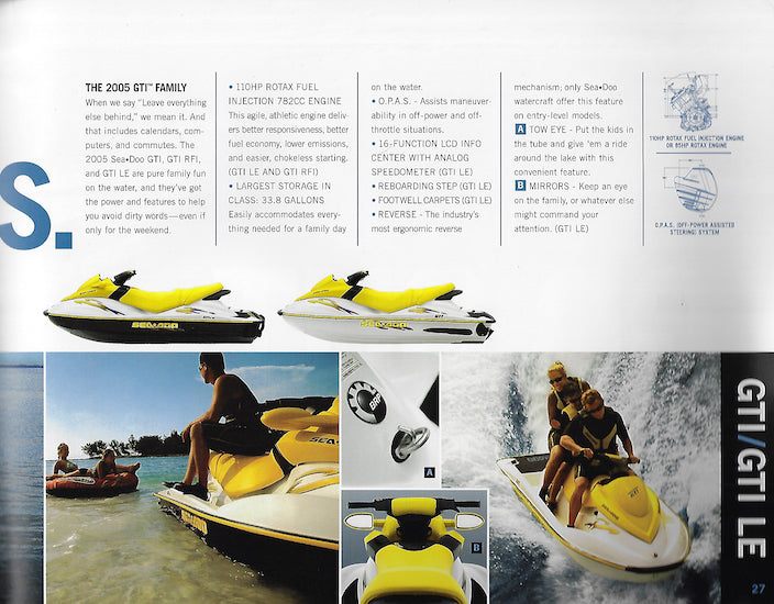 Sea Doo 2005 Watercraft Brochure