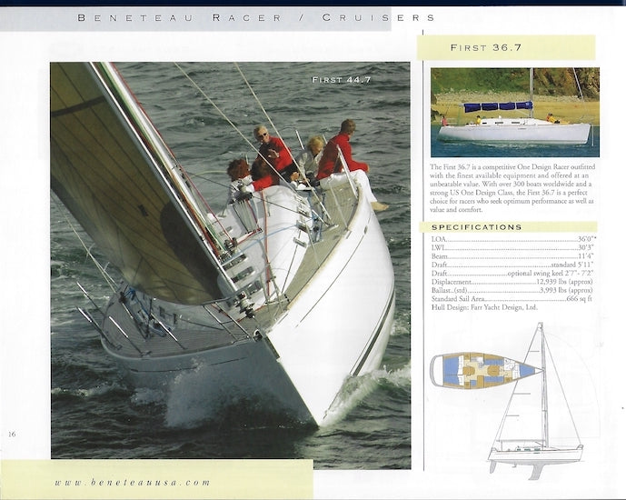 Beneteau 2005 Sail Brochure