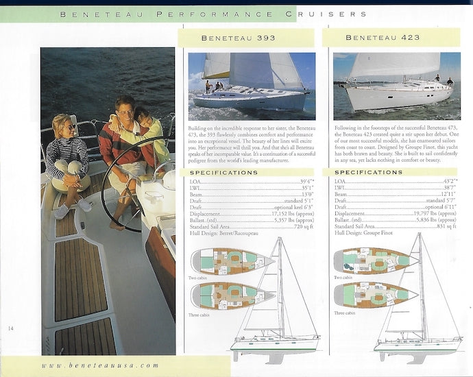 Beneteau 2005 Sail Brochure