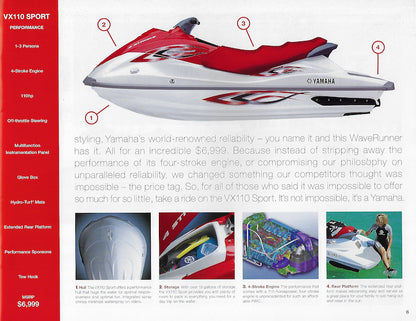 Yamaha 2005 Waverunner Brochure
