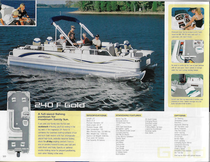 Triton 2005 Summit Pontoon Brochure