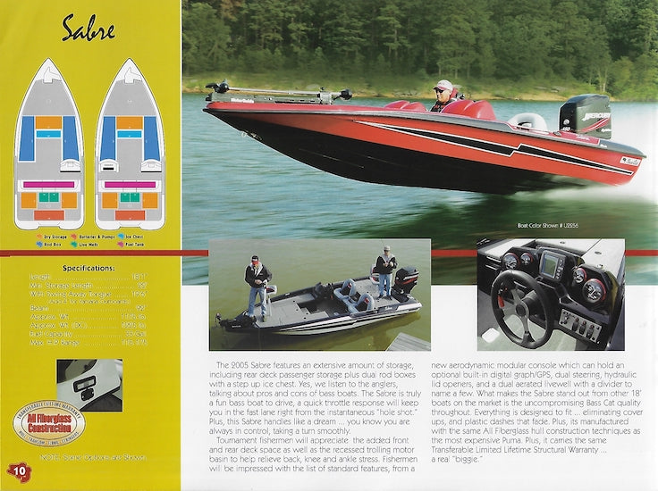 Bass Cat 2005 Brochure