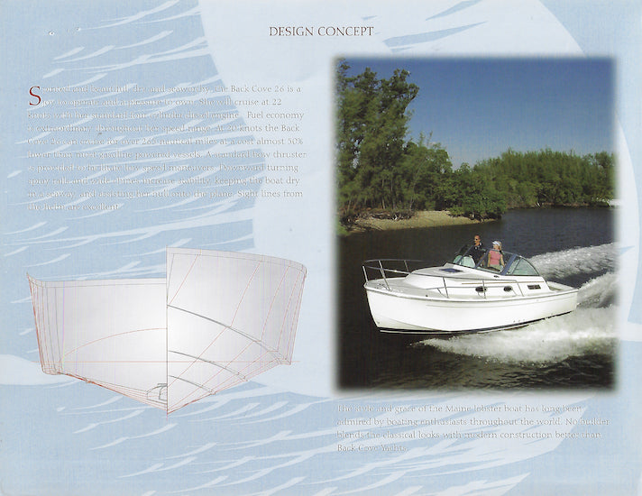 Back Cove 26 Brochure