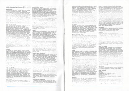 Hallberg-Rassy 48 Specification Brochure