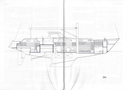 Hallberg-Rassy 53 Specification Poster Brochure