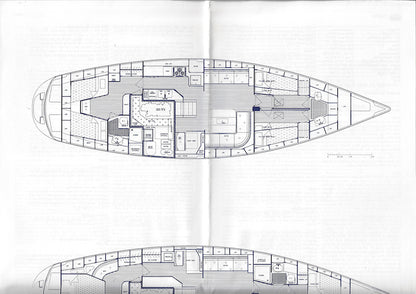 Hallberg-Rassy 53 Specification Poster Brochure