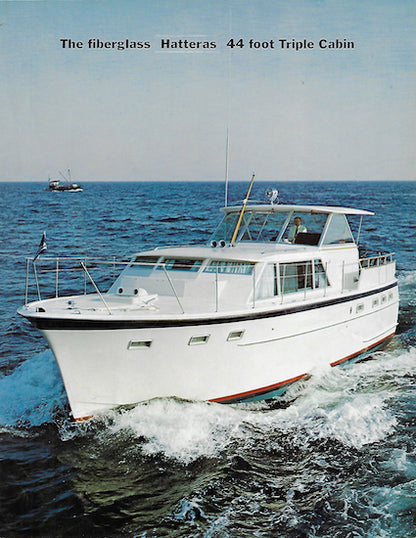 Hatteras 44 Triple Cabin Brochure