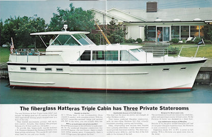 Hatteras 44 Triple Cabin Brochure