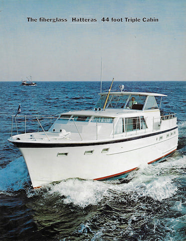 Hatteras 44 Triple Cabin Brochure