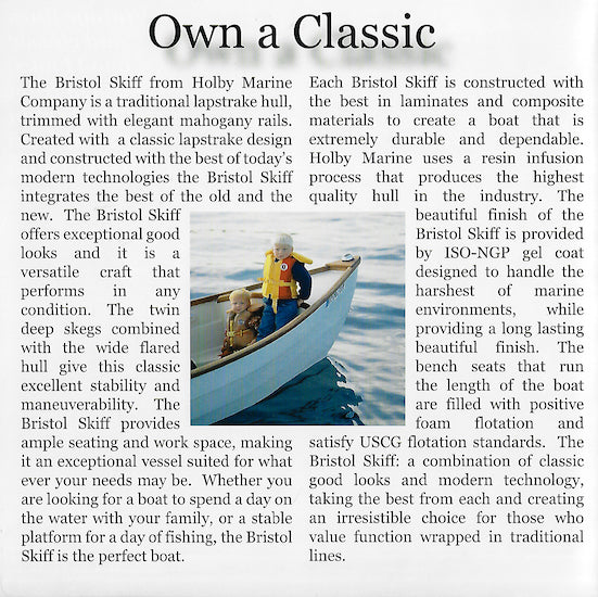 Holby Bristol Skiff Brochure