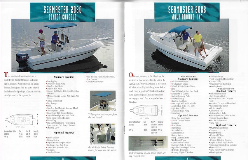 Seamaster 1996 Brochure – SailInfo I boatbrochure.com