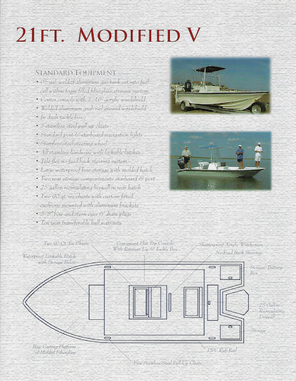 Shallow Sport 21  Modified V Brochure