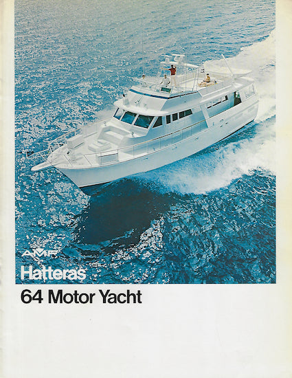 Hatteras 64 Motor Yacht Brochure