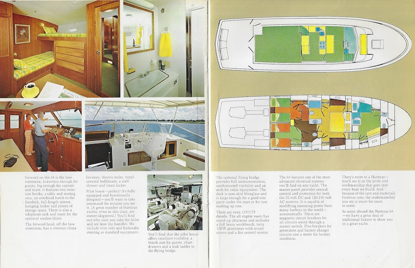 Hatteras 64 Motor Yacht Brochure