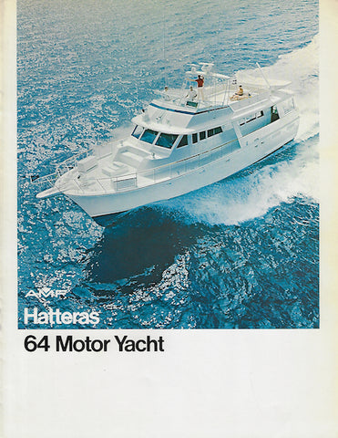 Hatteras 64 Motor Yacht Brochure
