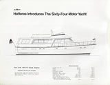 Hatteras 64 Preview Motor Yacht Brochure