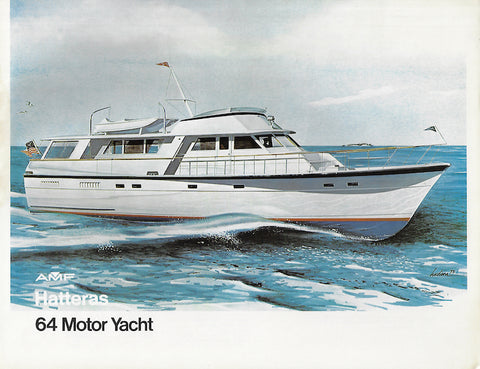 Hatteras 64 Preview Motor Yacht Brochure