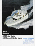 Hatteras 48 Motor Yacht & 48 Cockpit Motor Yacht Brochure