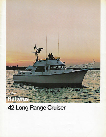 Hatteras 42 Long Range Cruiser Brochure