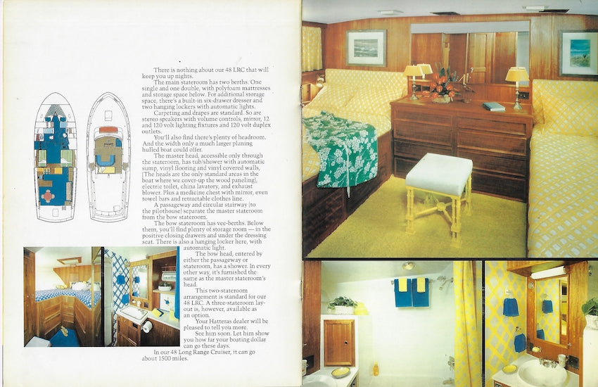 Hatteras 48 Long Range Cruiser Brochure