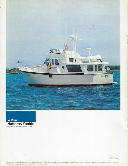 Hatteras 48 Long Range Cruiser Brochure
